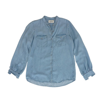 Blue Solid Button Down