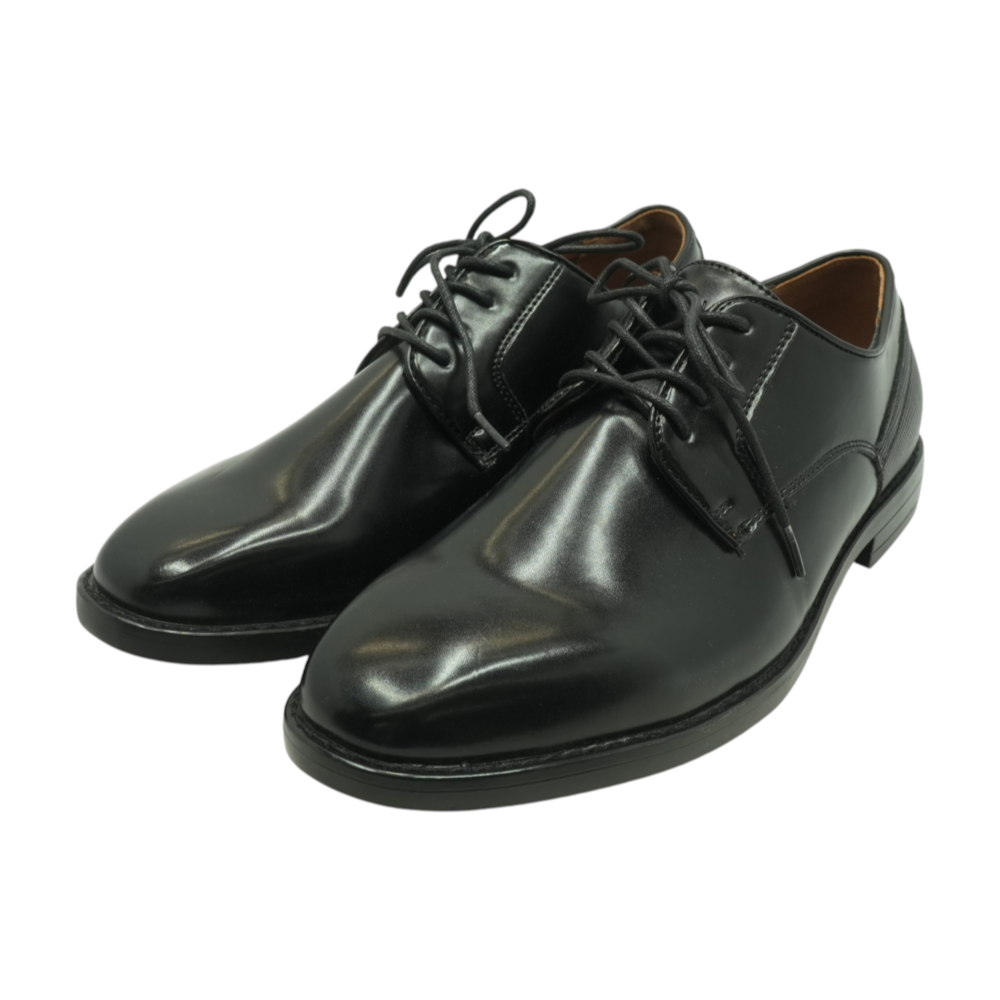 Black Lace-Up Dress Shoes