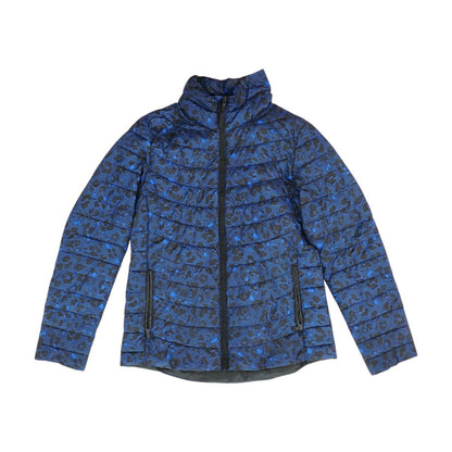Blue Tall Puffer Jacket