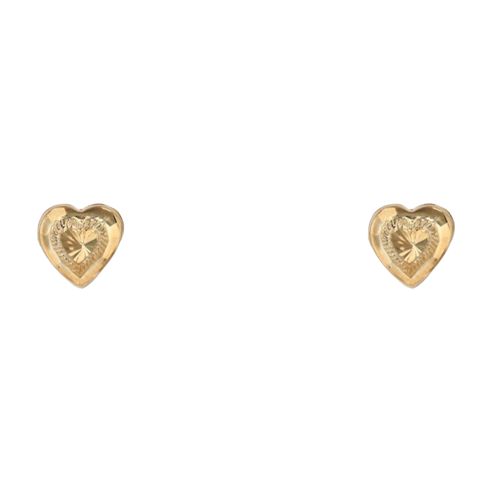 22K Yellow Gold Stud Earrings