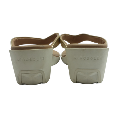 Gold Wedged Sandals