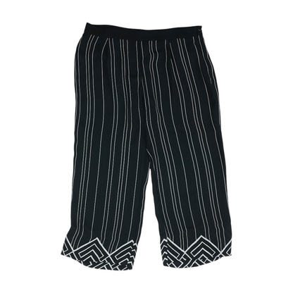 Black Striped Pants