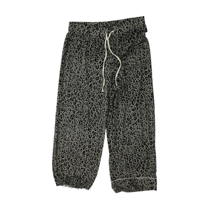 Gray Animal Print Pajama Bottom