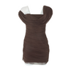 Brown Mini Dress