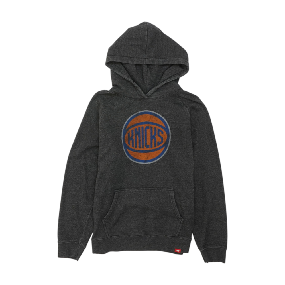 Sportiqe Apparel Co Gray New York Knicks Solid Hoodie Pullover – Image 1