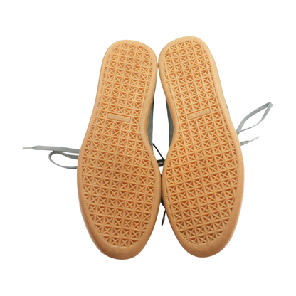 Suede Mid Emboss High-Top Athletic Shoes