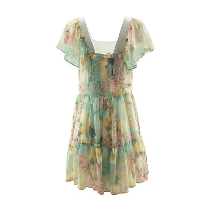 Multi Floral Mini Dress