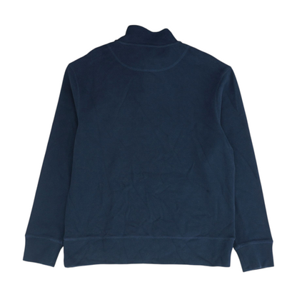 Navy Solid 1/4 Zip Pullover