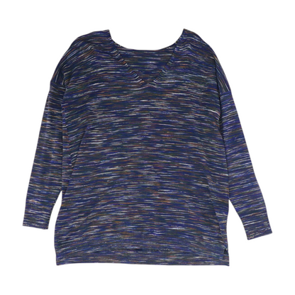 Navy Striped Pullover Sweater