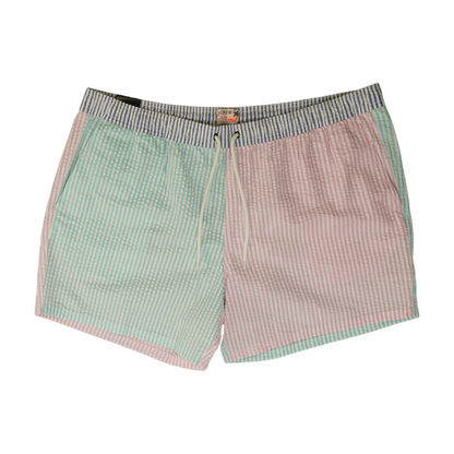 White Striped Swim Bottom