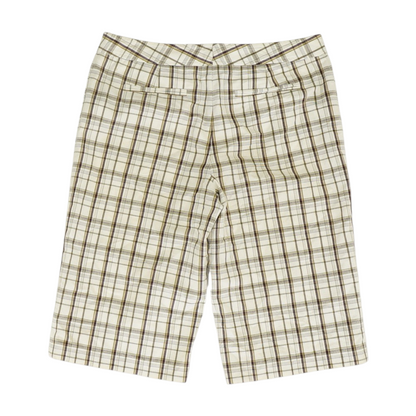 Beige Plaid Chino / Khaki Shorts