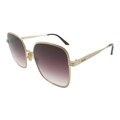 Gold 5TH AVE Square Sunglasses