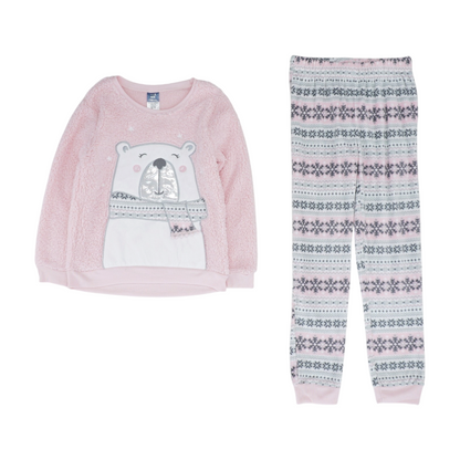 Pink Graphic Pajama Set