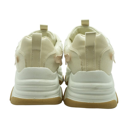 Galaxy Beige Low Top Athletic Shoes
