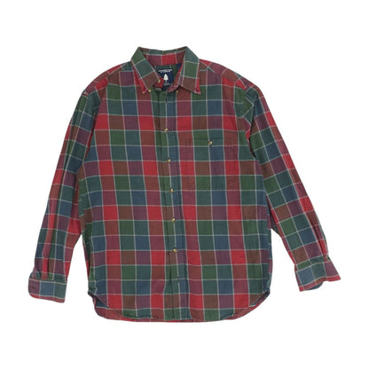 Red Plaid Flannel Button Down
