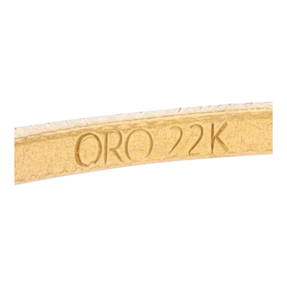 22K Yellow Gold Bangle Bracelet