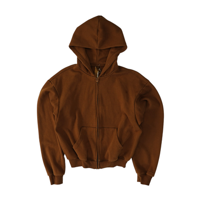 Brown Solid Jacket