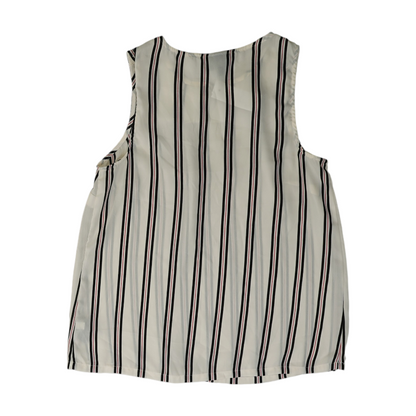 White Striped Blouse