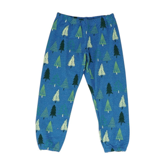Blue Graphic Pajama Bottom