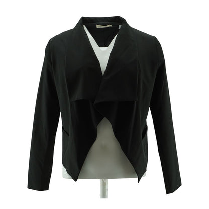 Black Solid Blazer