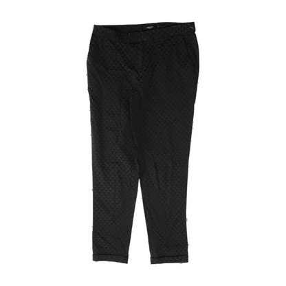 Black Geometric Pants
