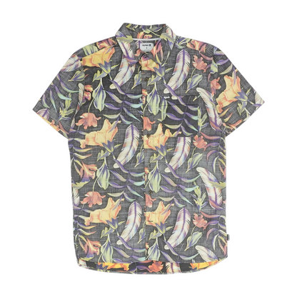 Multi Graphic Short Sleeve Button Down