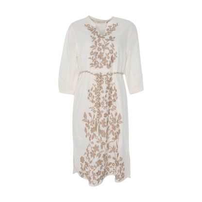 White Petite Midi Dress