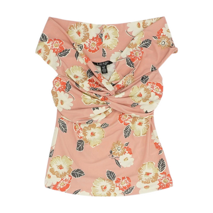 Pink Floral Blouse