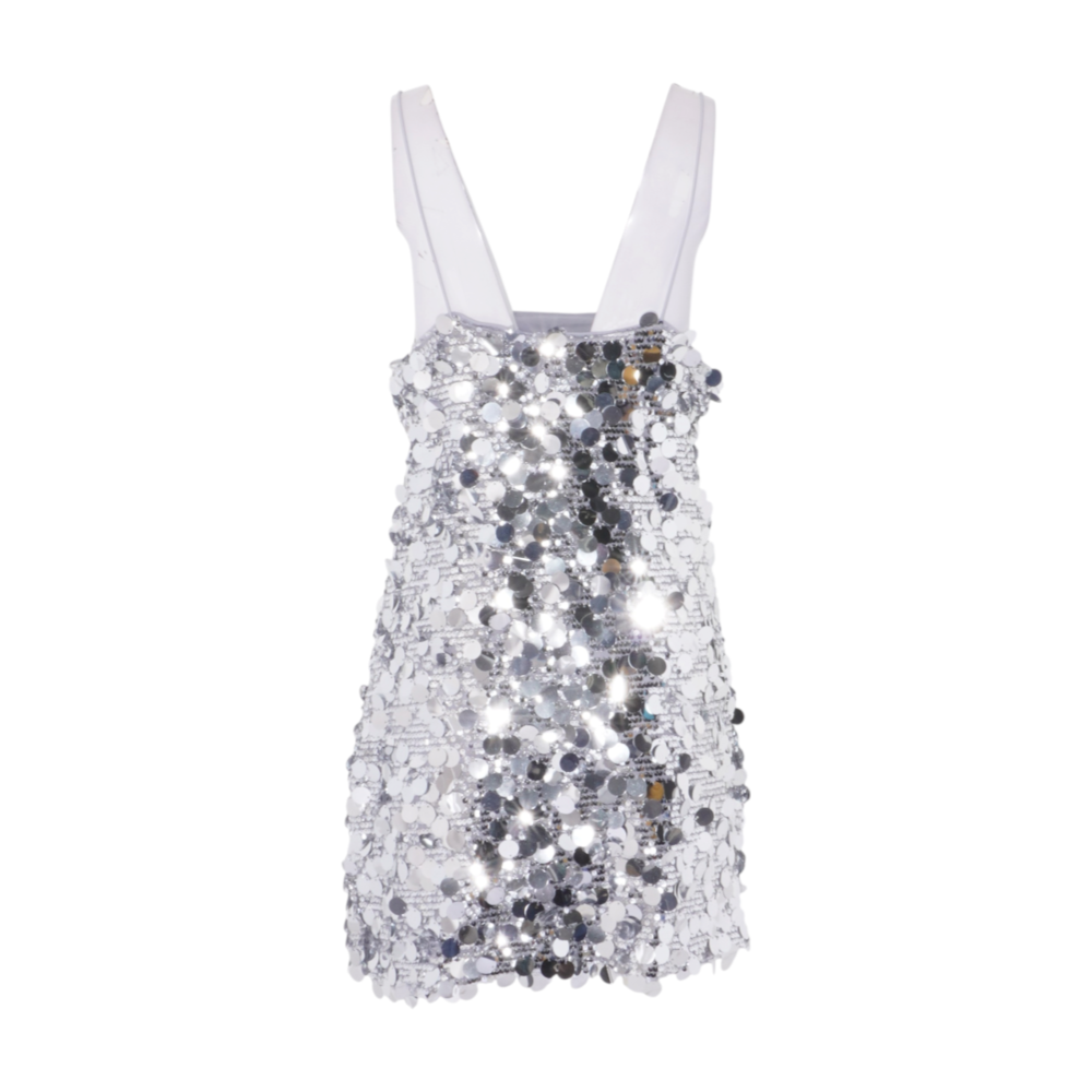 ONLY Silver Mini Dress – Image 2
