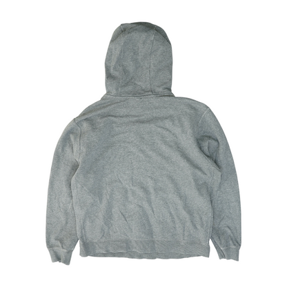 Gray Solid Hoodie Pullover