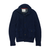 Navy Solid Cardigan Sweater