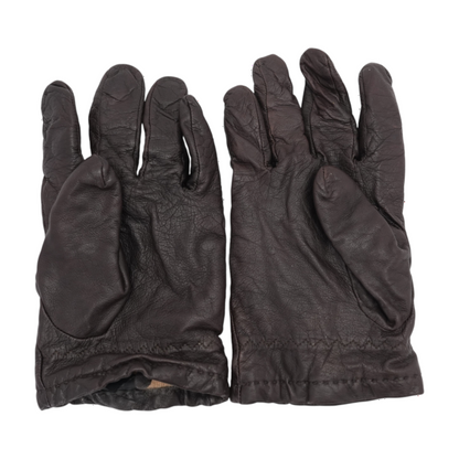 Brown Leather Gloves – Image 2