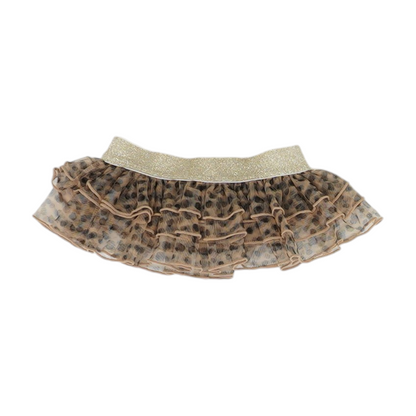 Brown Animal Print Cover-Up