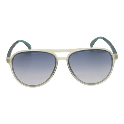 Green Buzzed on the Tower Aviator Sunglasses