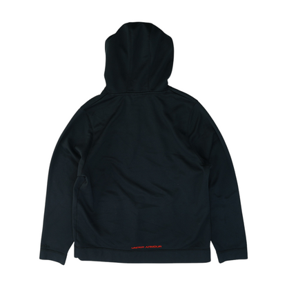 Black Solid Hoodie Pullover