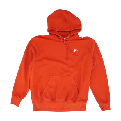 Red Solid Hoodie Pullover