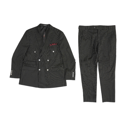 Black Striped Suit