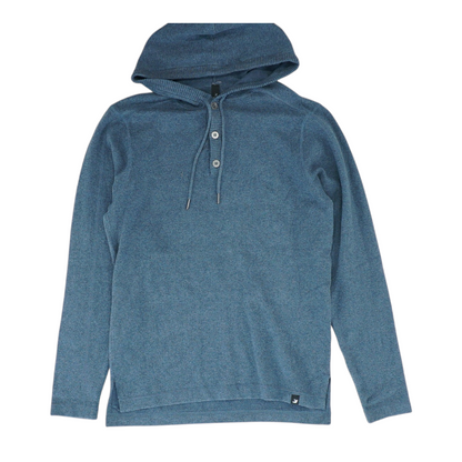 Blue Solid Pullover Sweater