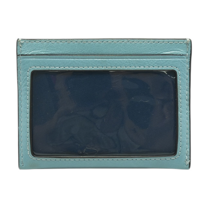 Blue Card Case Wallet