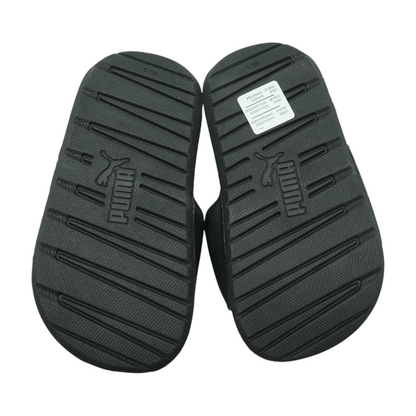 Black Athletic Slides Shoes