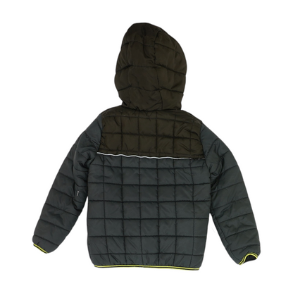 Gray Color Block Jacket