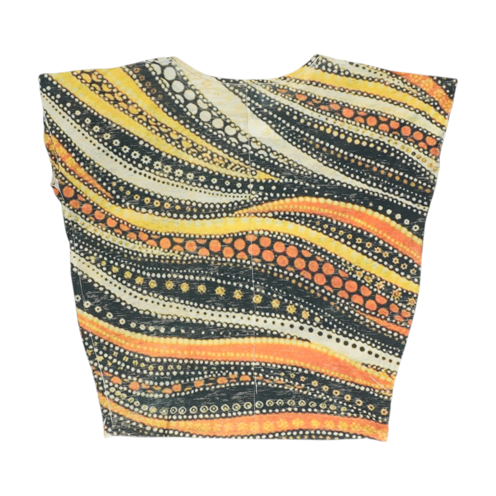 Yellow Print Blouse