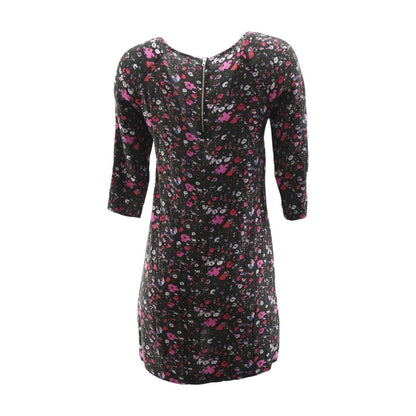 Black Floral Mini Dress