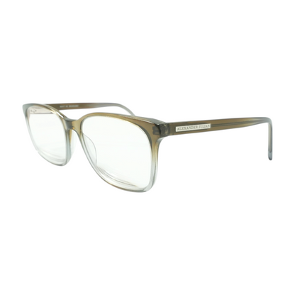 Gray Zipol Rectangle Prescription Eyewear