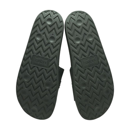 Black Casual Slide Sandals