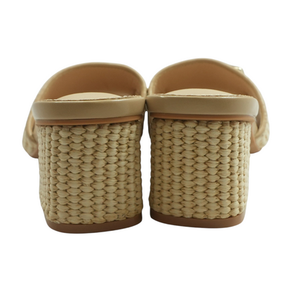 Tan Block Heels