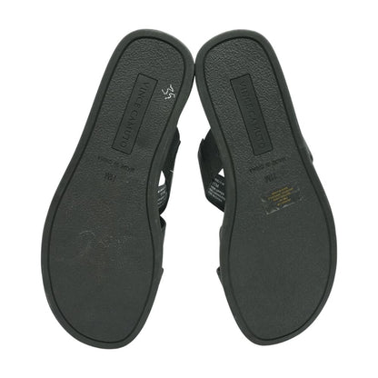Black Casual Slide Sandals