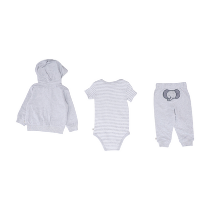 Gray Long Sleeve Set