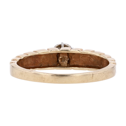 10K Yellow Gold Diamond Engagement Ring