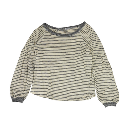Beige Striped Blouse